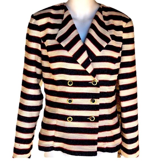 CAbi Jackets & Blazers - Cabi Carol Collection Cruise Jacket Nautical